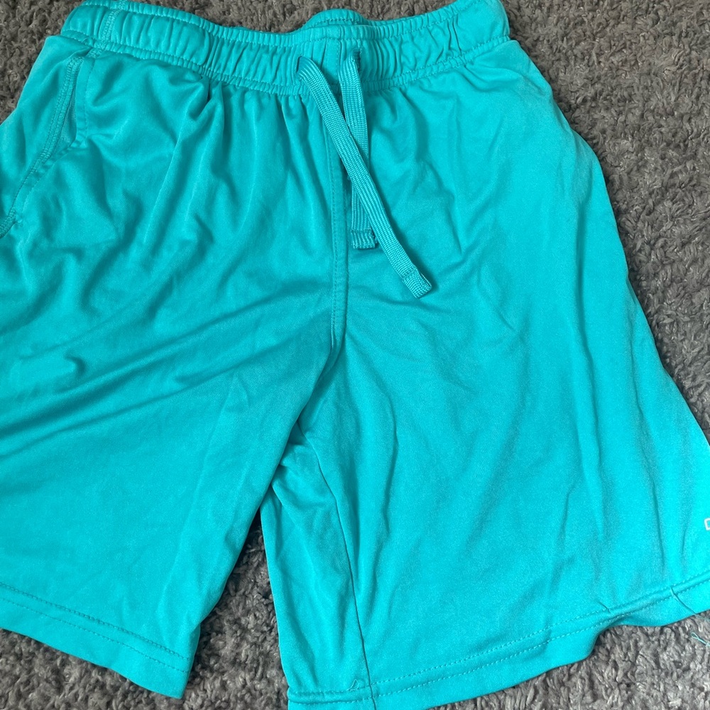 Athletic Works Blue Athletic Shorts Lightweight Moisture-Wicking